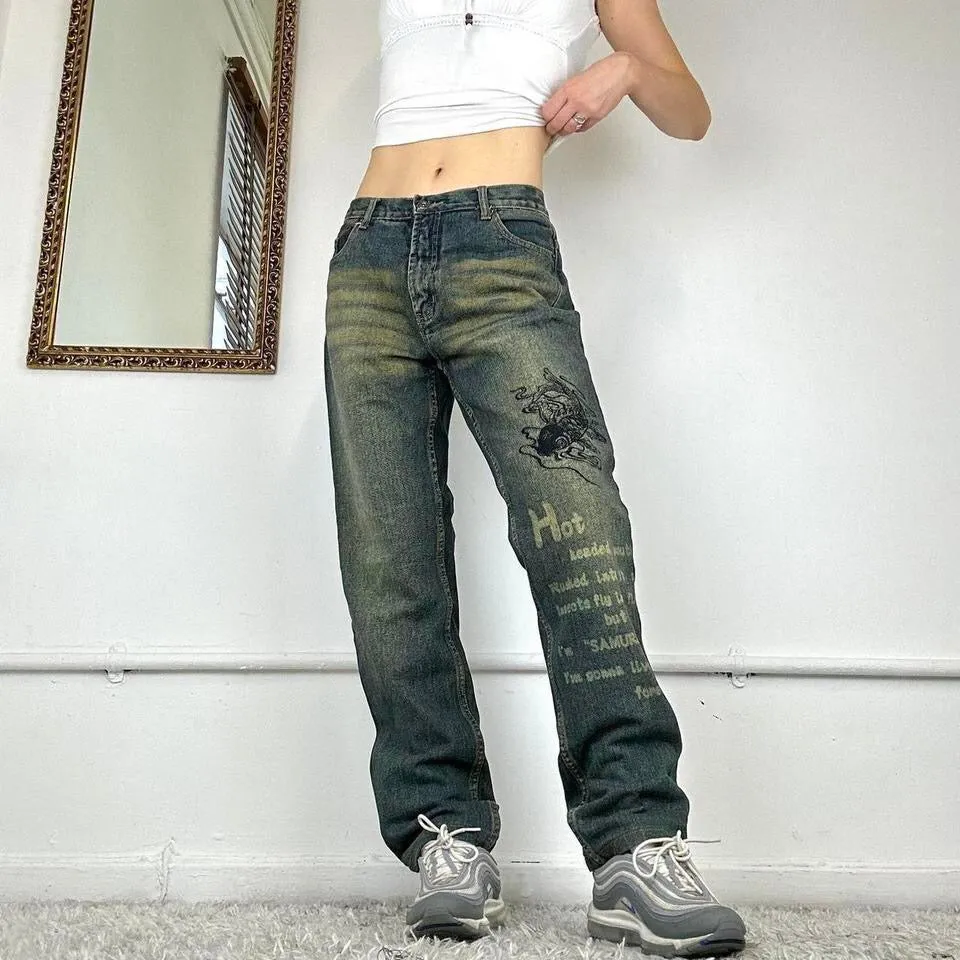 00’s straight leg skate jeans