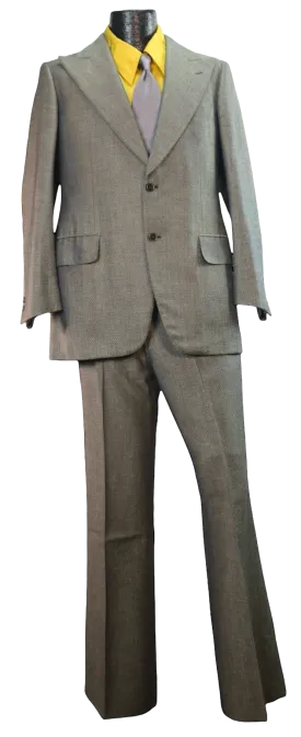 70s Italian Chevron Suit       w35