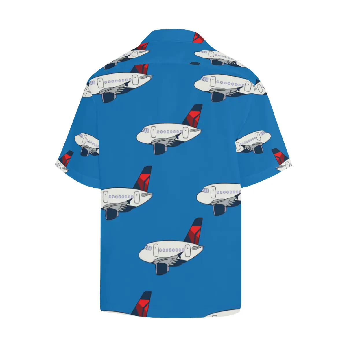 A320 MOTHER D LIGHT BLUE HAWAIIAN SHIRT