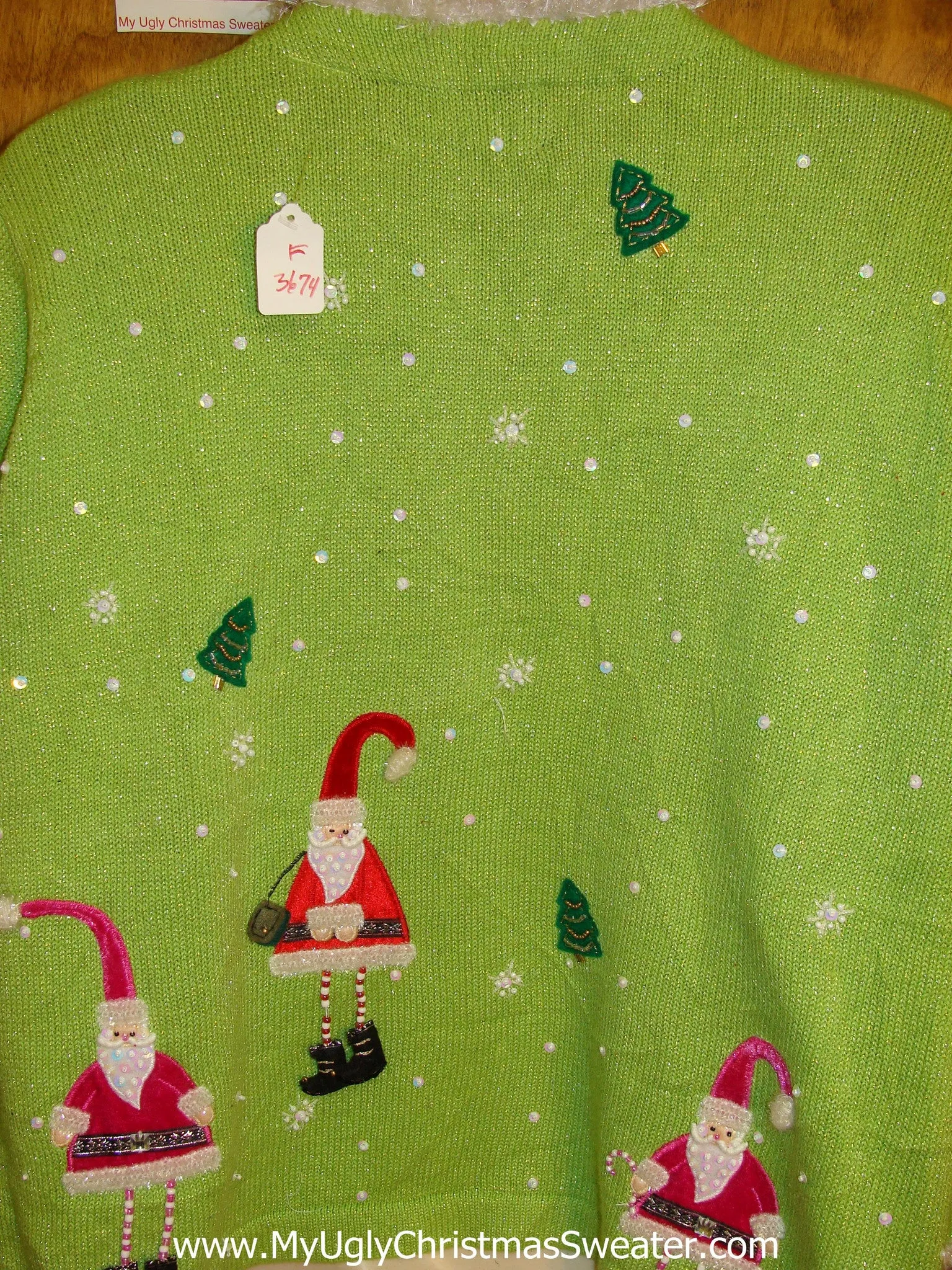 BEST Tube Hat Santas Ugly Christmas Sweater