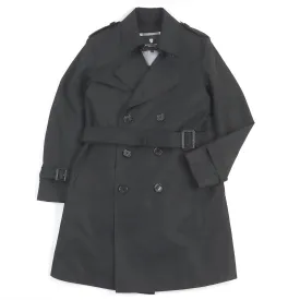BLACK LABEL Quilted Trench Coat Black M
