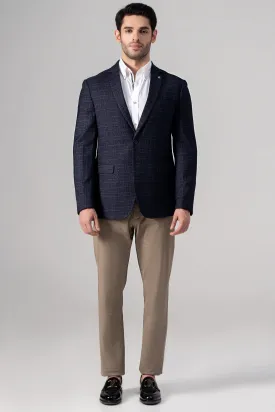 CASUAL COAT  NAVY GREY