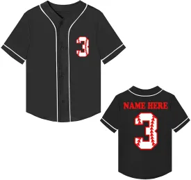 Custom Toddler Boy 2nd 3rd 4 Year-Old Baseball Jersey Personalized Printed Kids Name Birthday Shirt Outfit T-Shirts