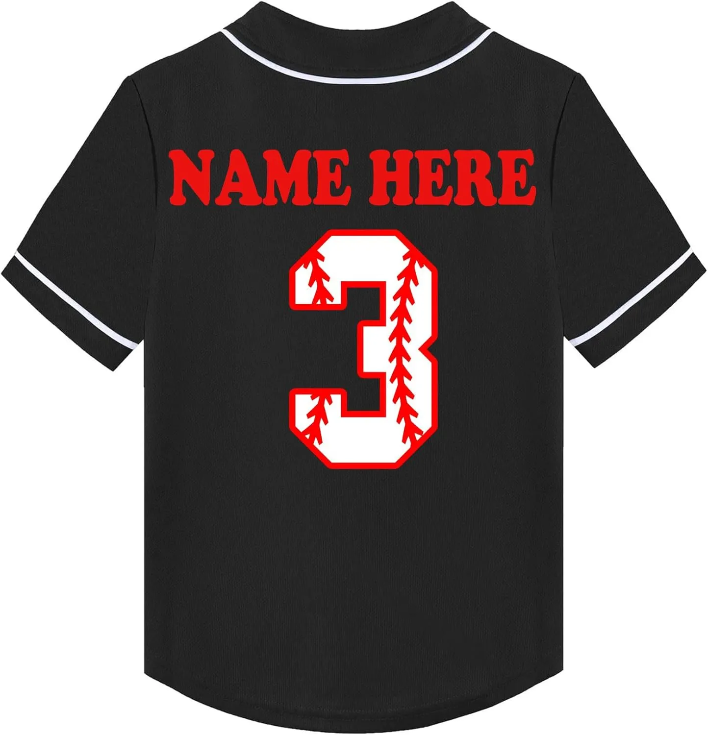 Custom Toddler Boy 2nd 3rd 4 Year-Old Baseball Jersey Personalized Printed Kids Name Birthday Shirt Outfit T-Shirts