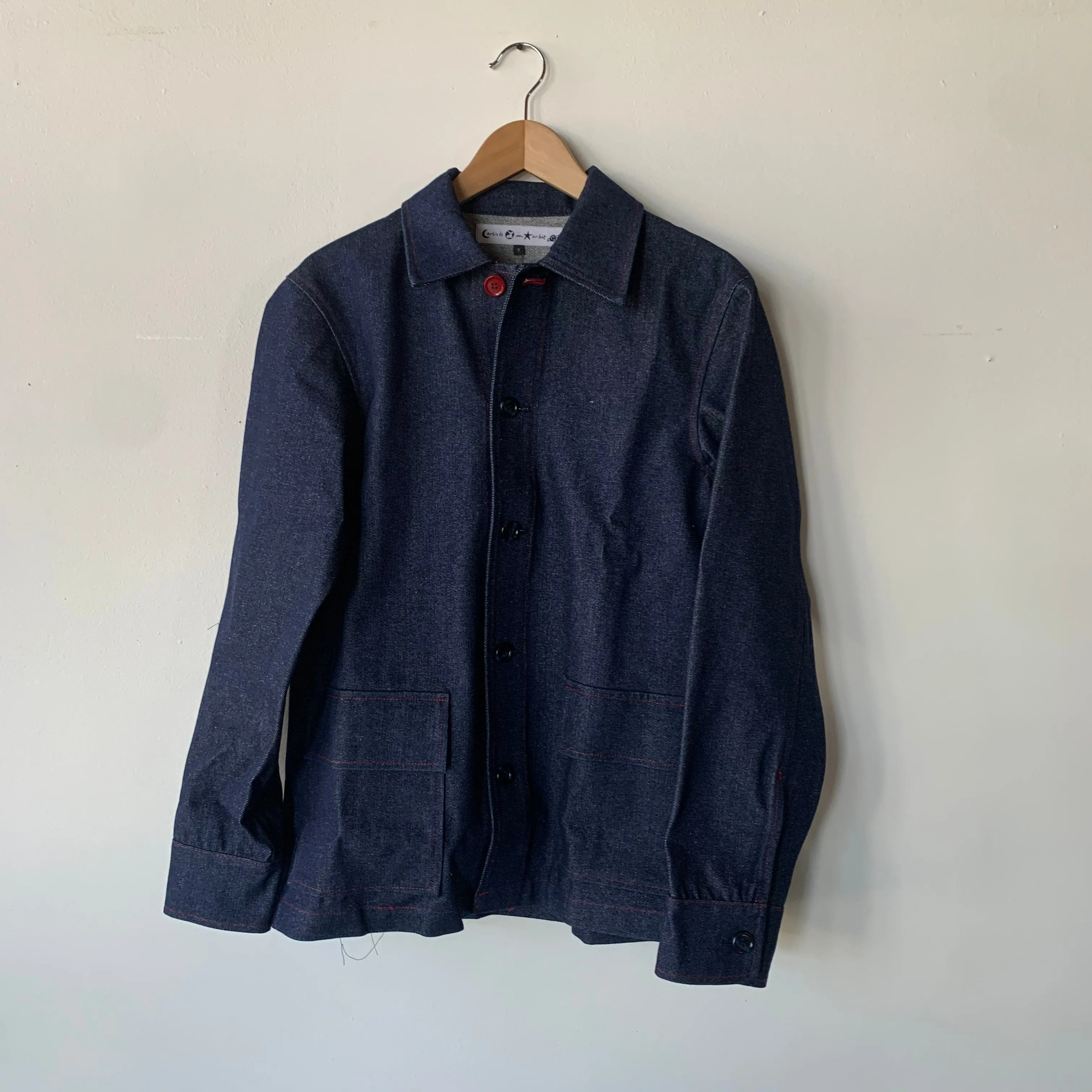 DENIM CHORE COAT by Artists in Orbit.