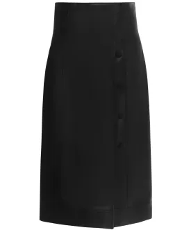 Faux Leather Skirt by Dalood
