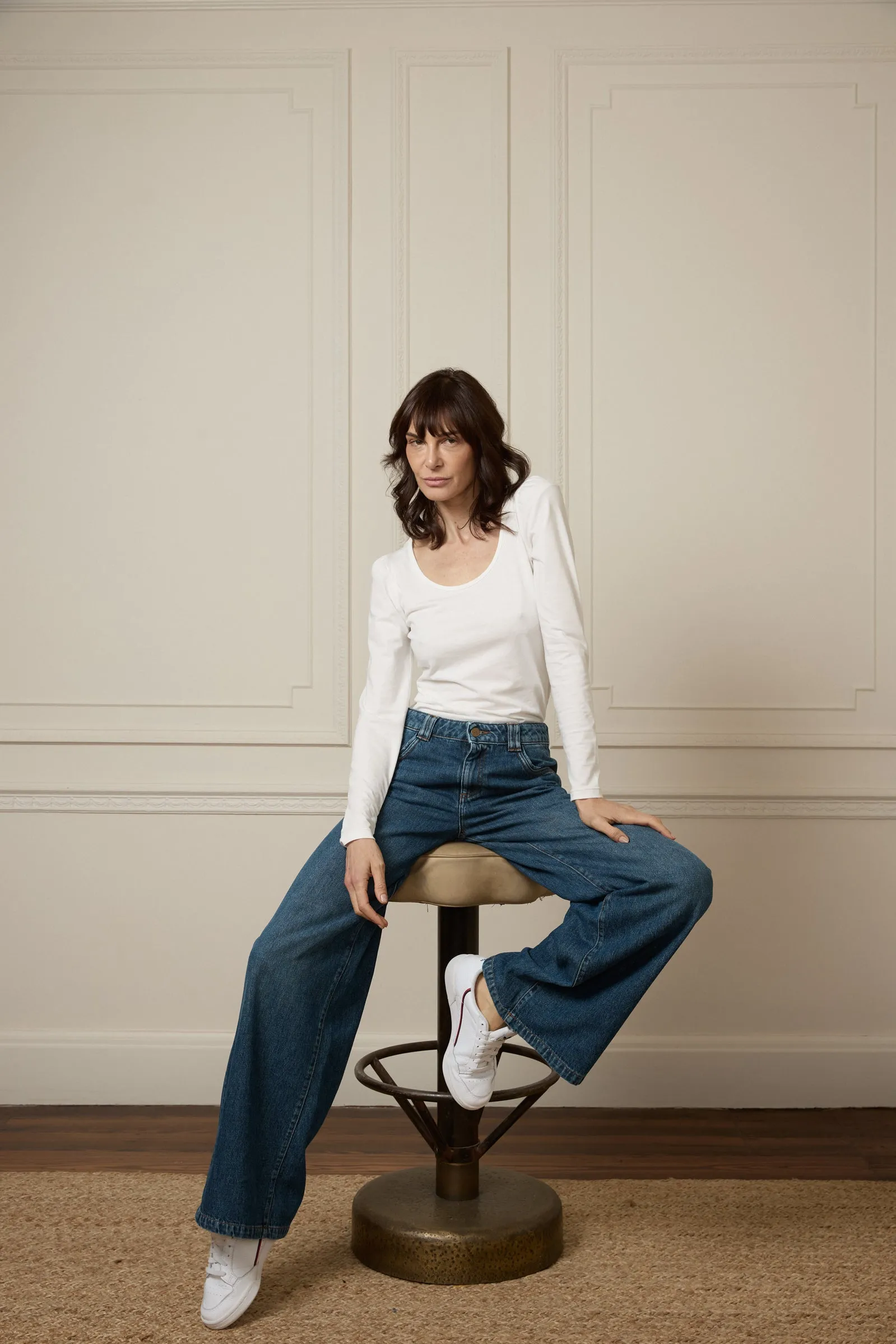 Georgia The Mid Rise Flare | Sunday [Dark Blue]