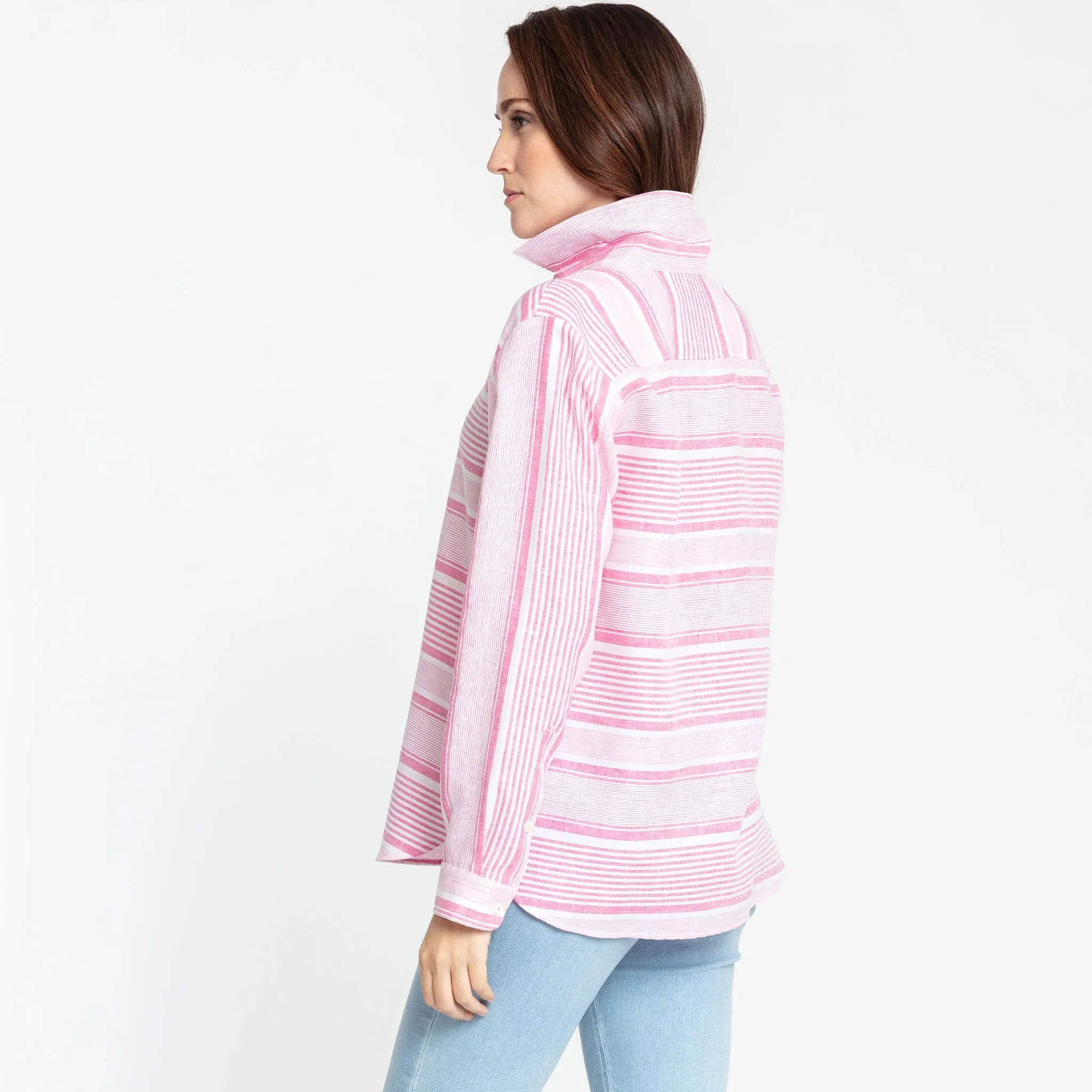 HINSON WU - GEMMA LONG SLEEVE LINEN SHIRT