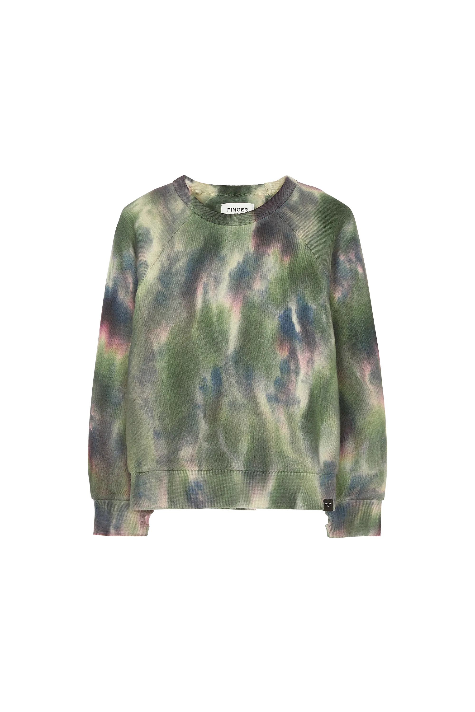 HUBERT  Wood Cream Tie & Dye - Loose Sweater