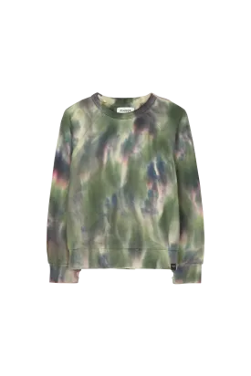 HUBERT  Wood Cream Tie & Dye - Loose Sweater
