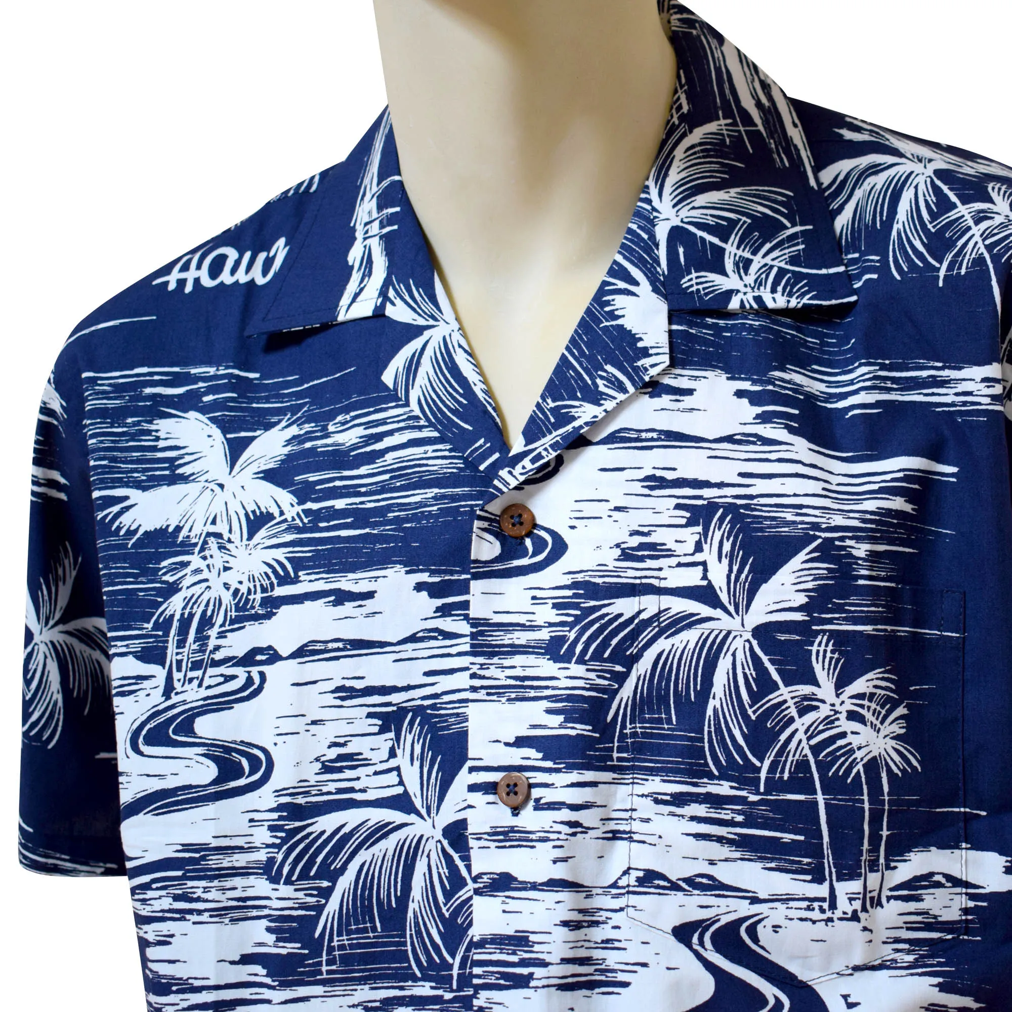 Map 4 Men's Aloha Shirt