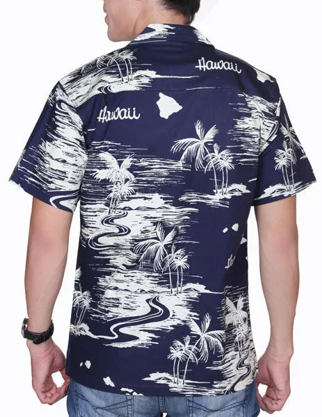 Map 4 Men's Aloha Shirt