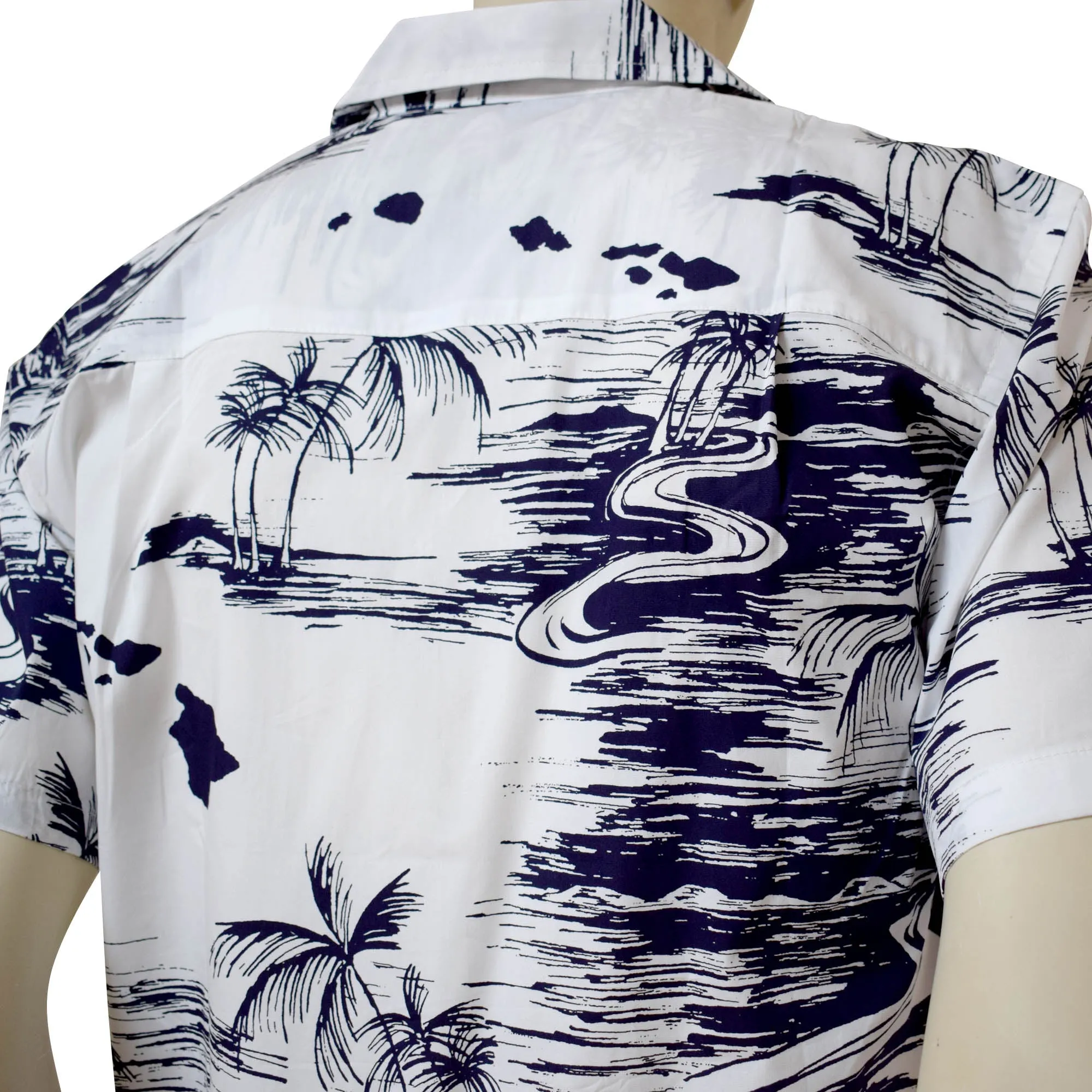 Map 4 Men's Aloha Shirt