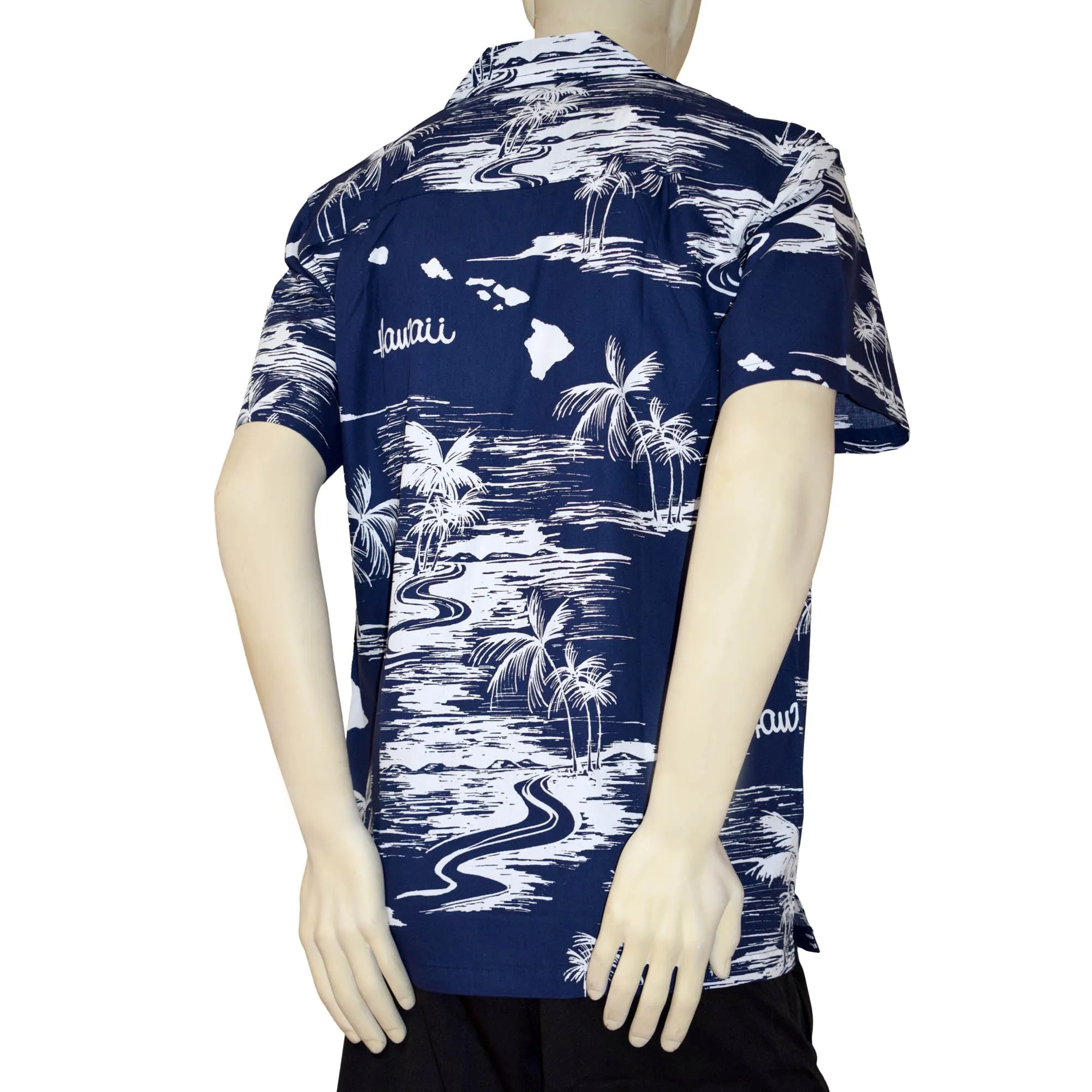 Map 4 Men's Aloha Shirt