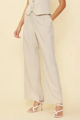 MELANGE TWO TONE TROUSER