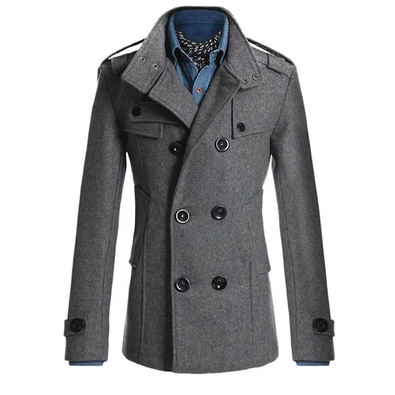 Men's Trench Jacket Suit 2017