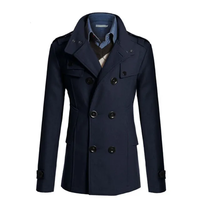 Men's Trench Jacket Suit 2017