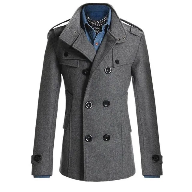 Men's Trench Jacket Suit 2017