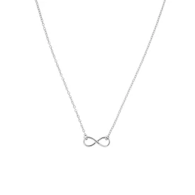 Silver Simple Infinity Necklace