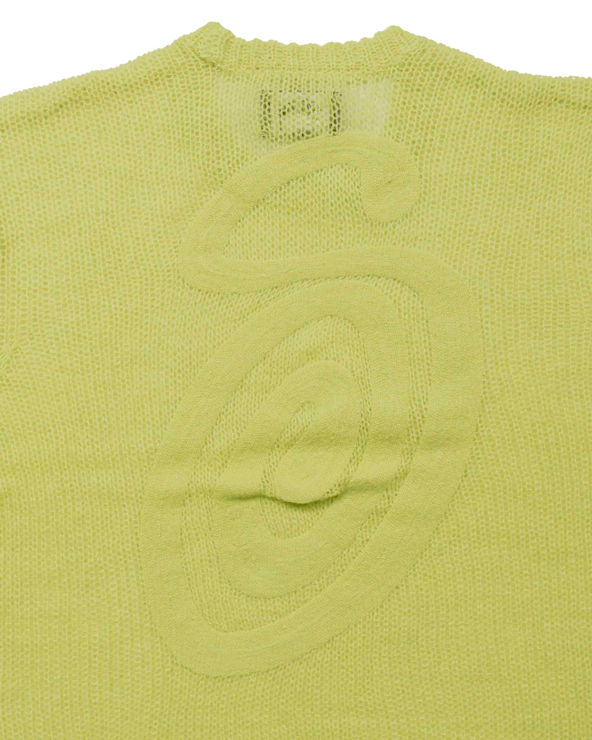 Stüssy S Loose Knit Sweater Lime