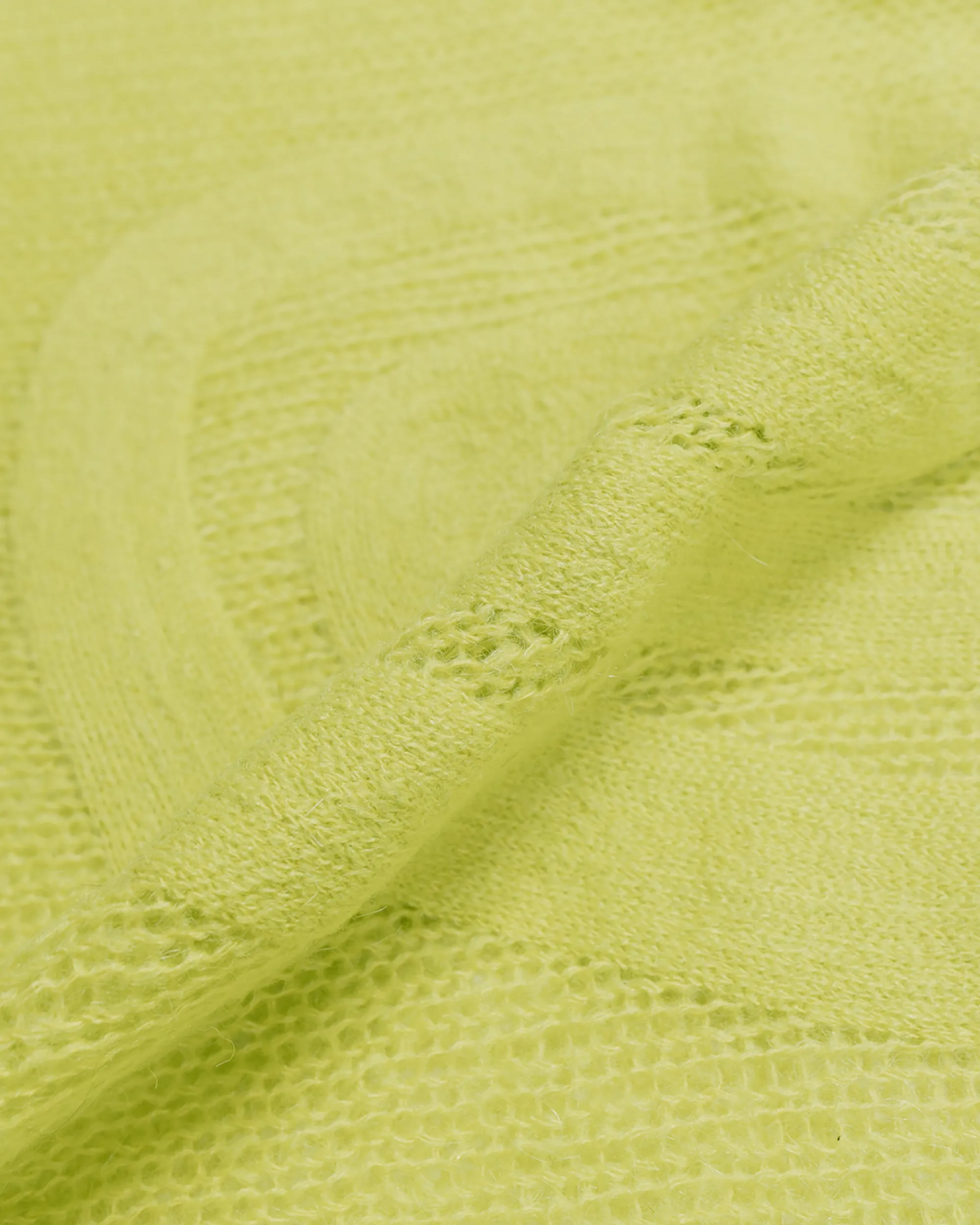 Stüssy S Loose Knit Sweater Lime
