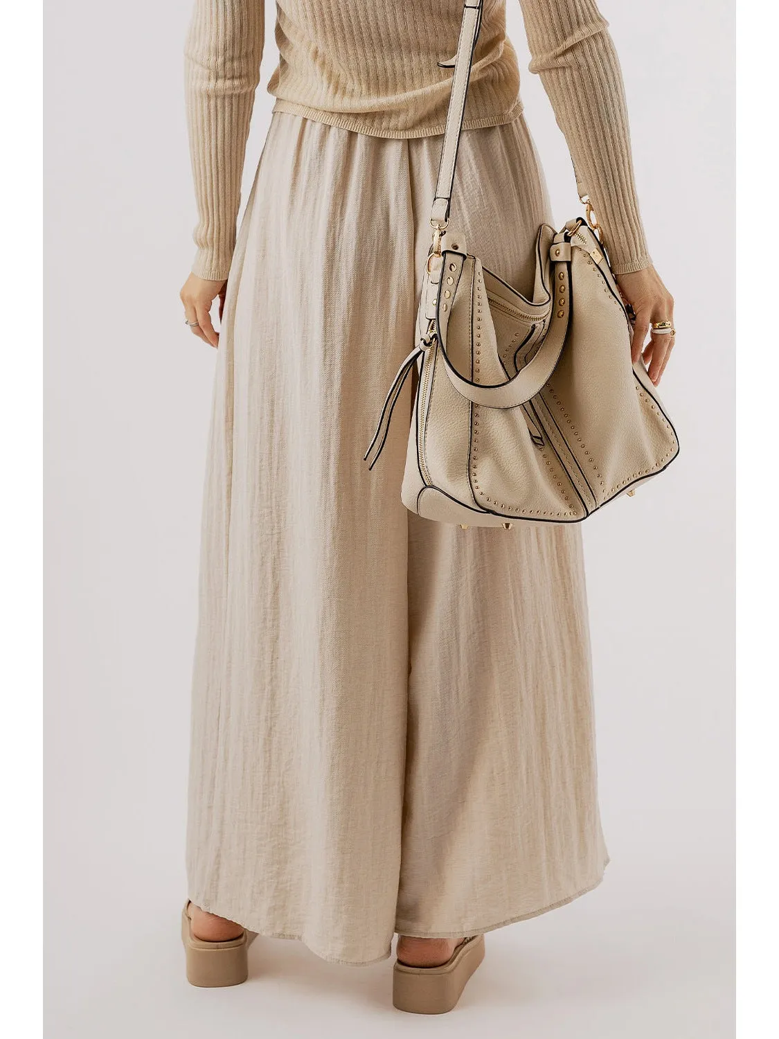 Tied Wide Leg Pants