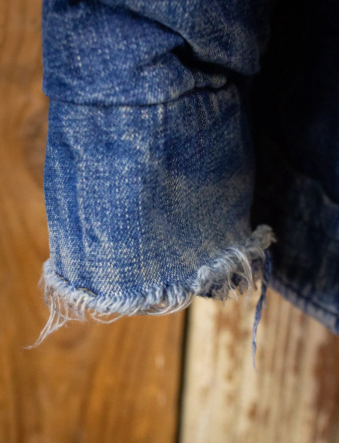 Vintage Big Mac Denim Chore Coat 50s Medium Wash XL