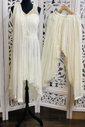 White Patiala Suit