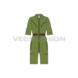 Women Boiler Suit with Shorts
