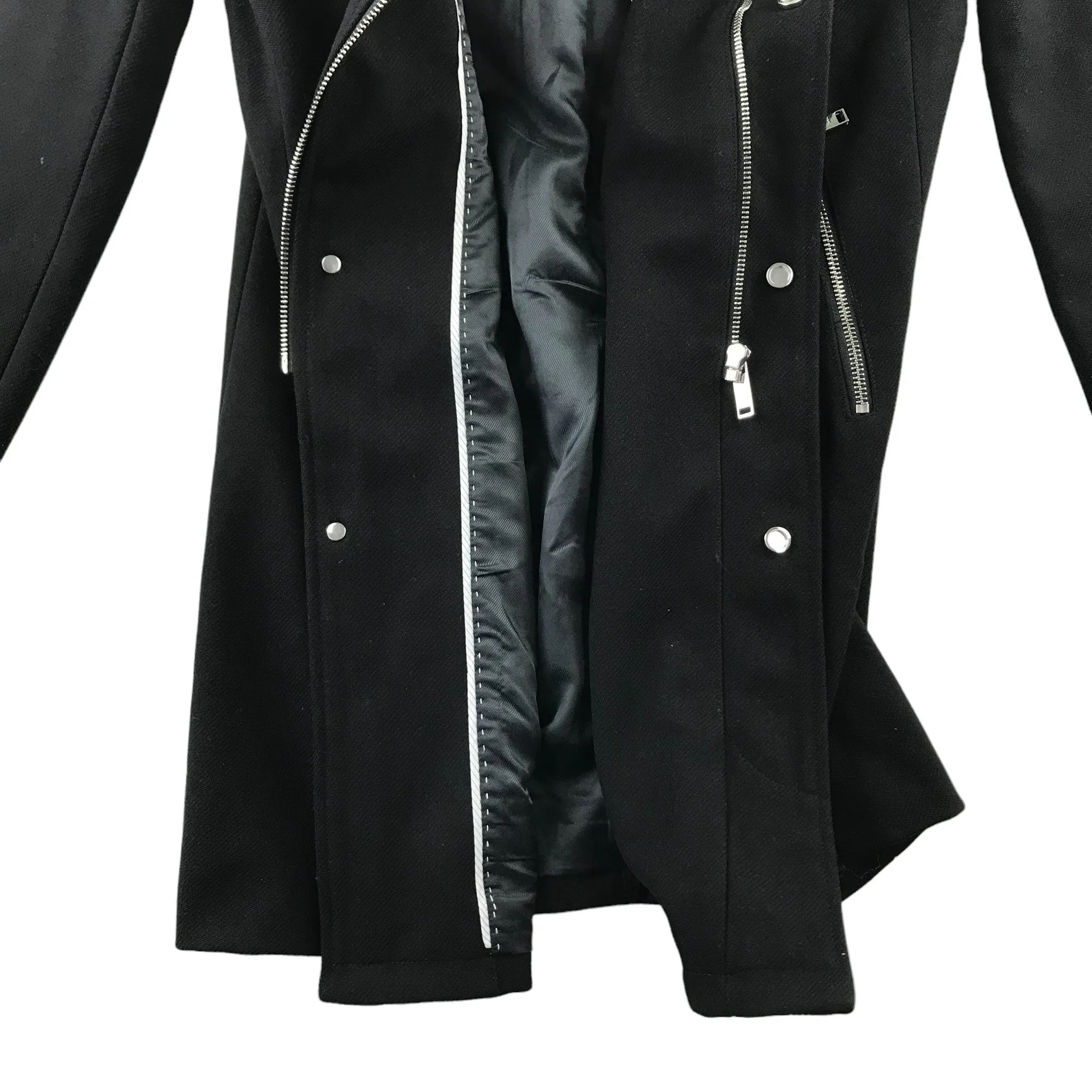 Zara coat size M black smart casual